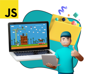 Программирование на JavaScript. Учимся создавать игры! - КИБЕРшкола программирования для детей, компьютерные курсы для школьников, начинающих и подростков - KIBERone г. Аланья